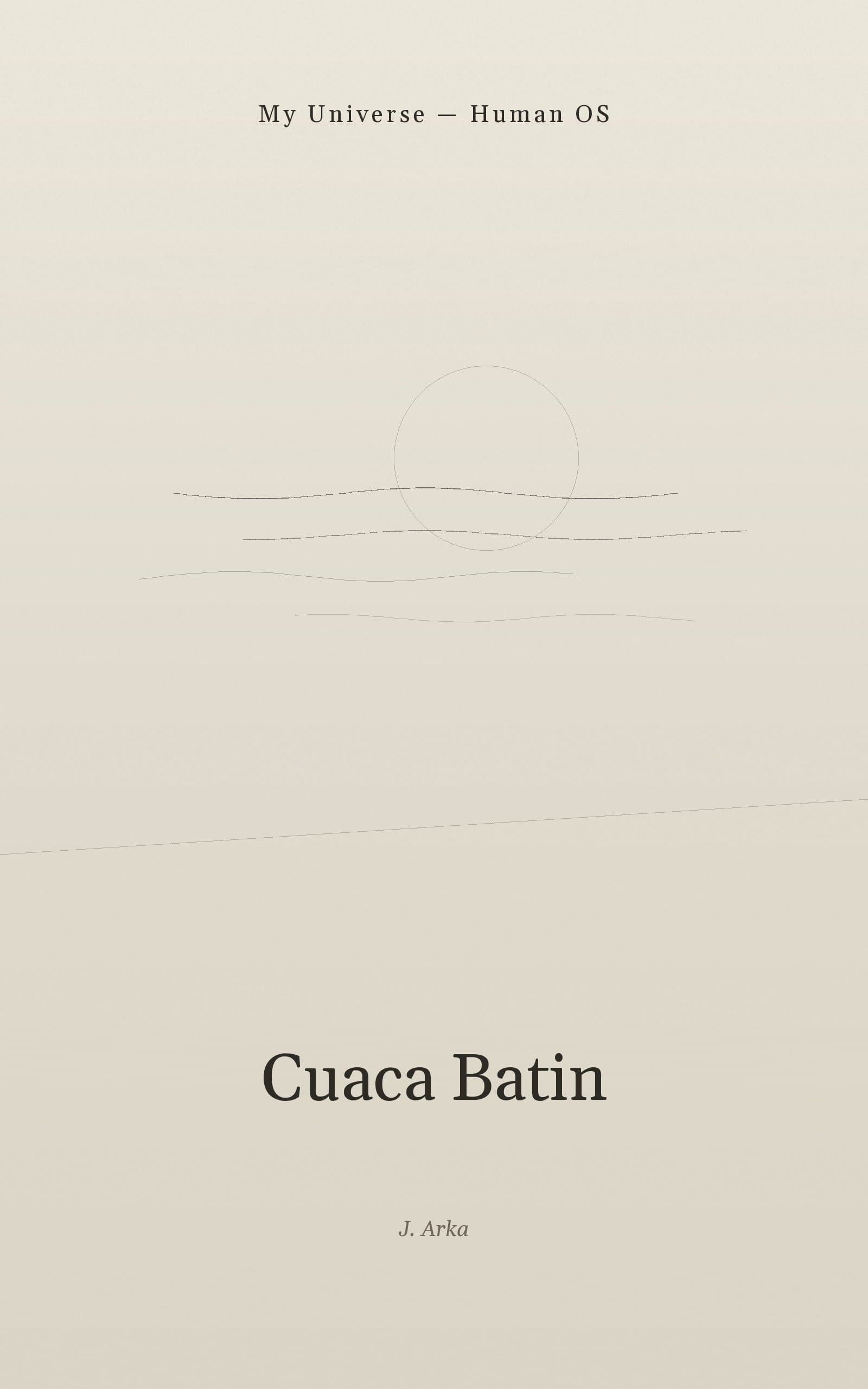Sampul buku Cuaca Batin, volume 02 Human OS