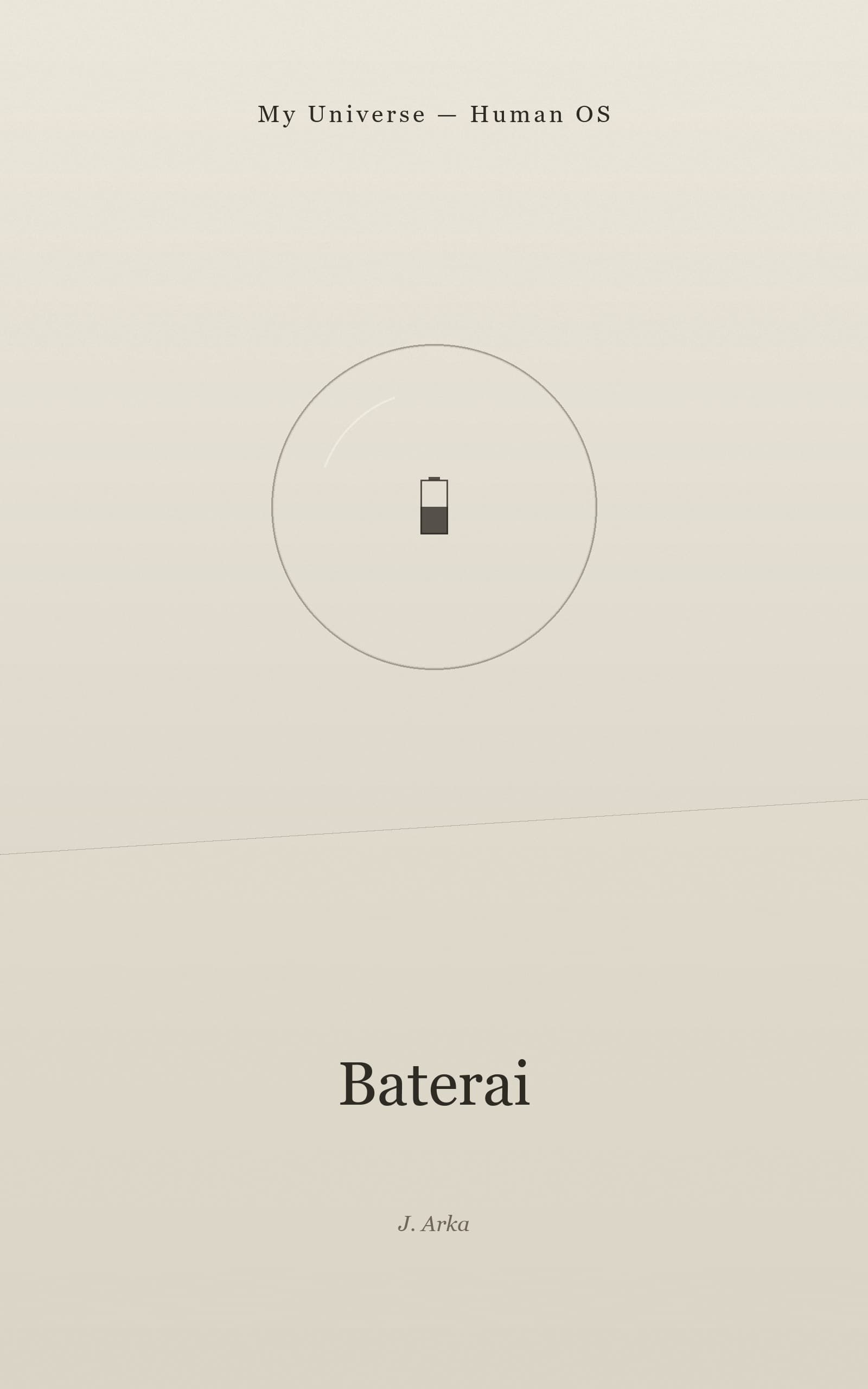 Sampul buku Baterai, volume 09 Human OS